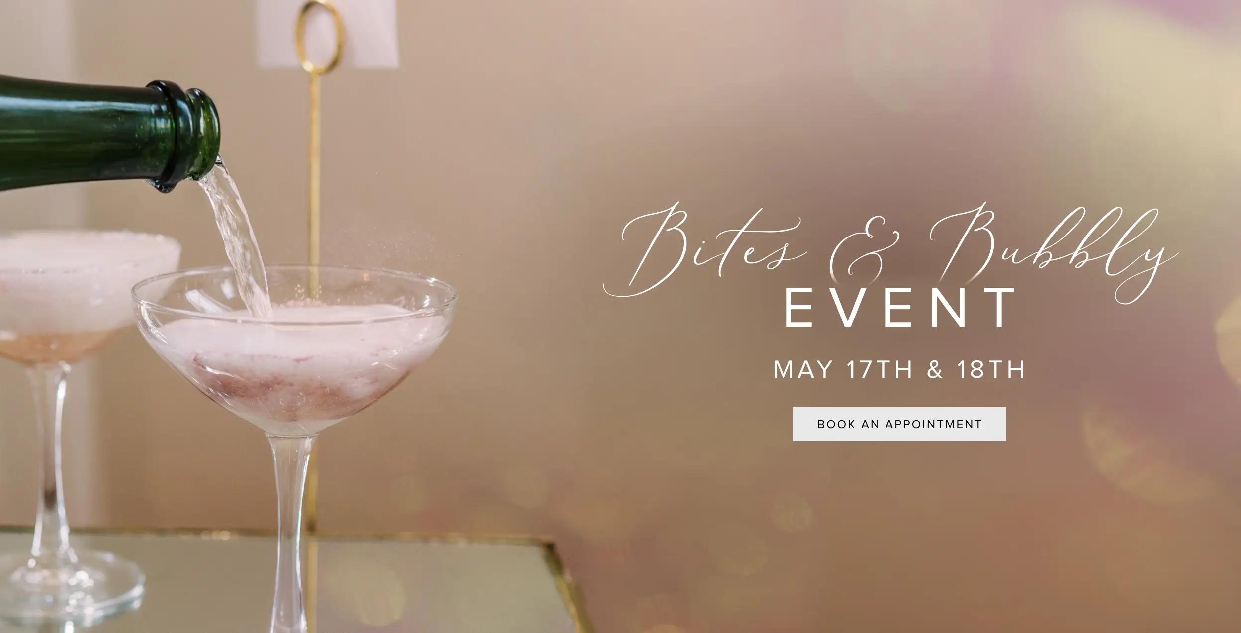 Bites & Bubbly Weekend event