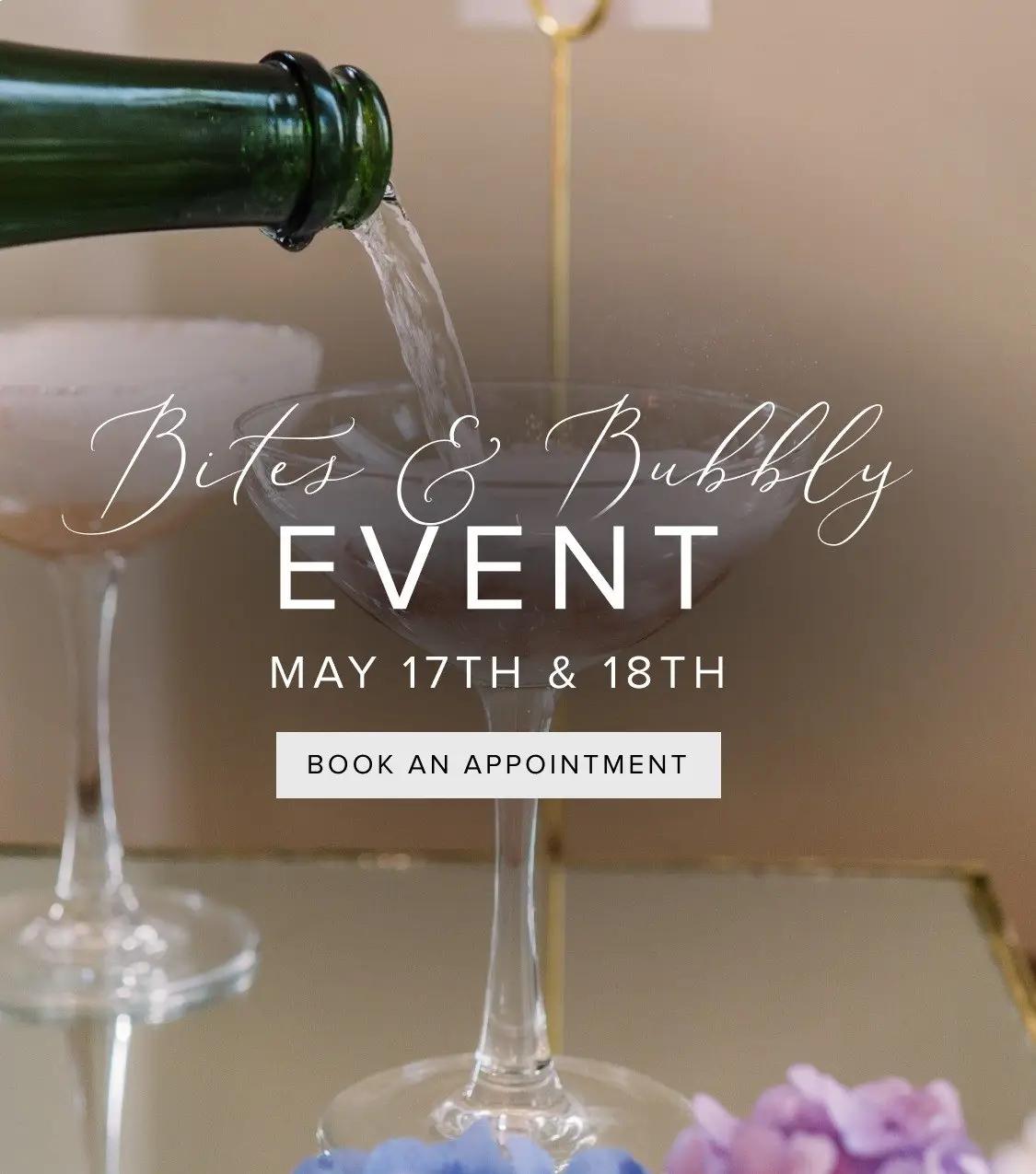 Bites & Bubbly Weekend event